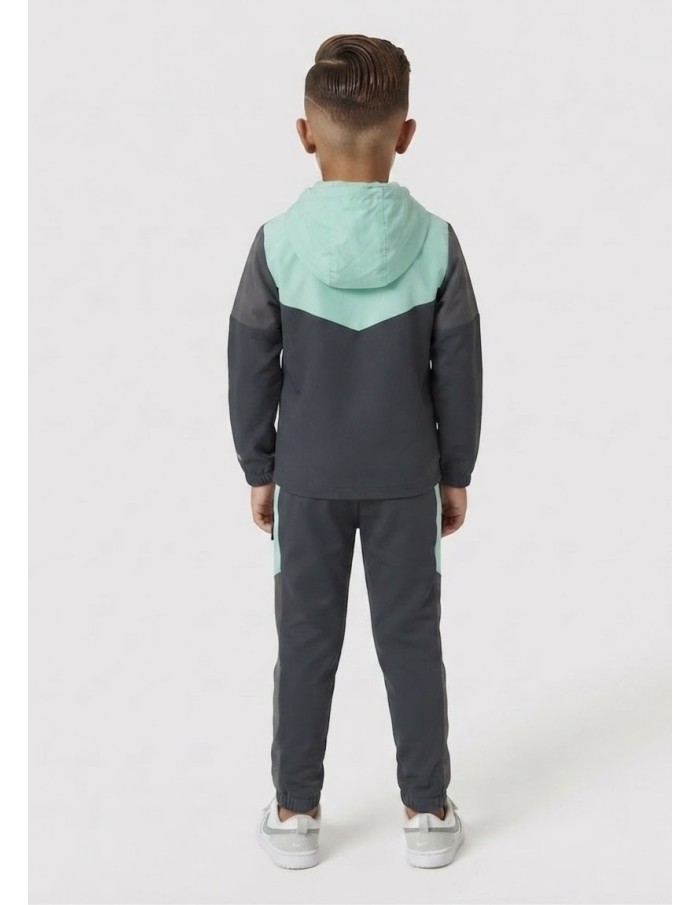 Ensemble Jogging Tech Vert Menthe Enfant | Zerda