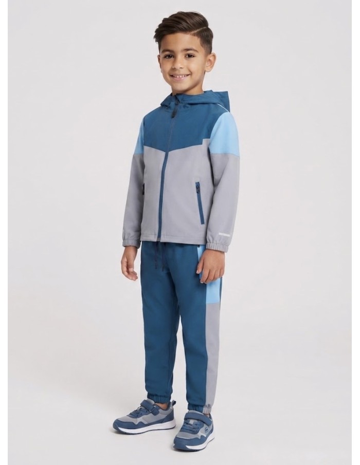 Ensemble Jogging Tech Bleu Indigo Enfant | Zerda