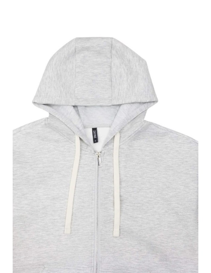 Ensemble Jogging Gris Cordons Blancs | Zerda