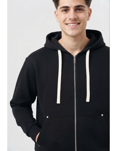 Ensemble Jogging Noir Cordons Blancs | Zerda