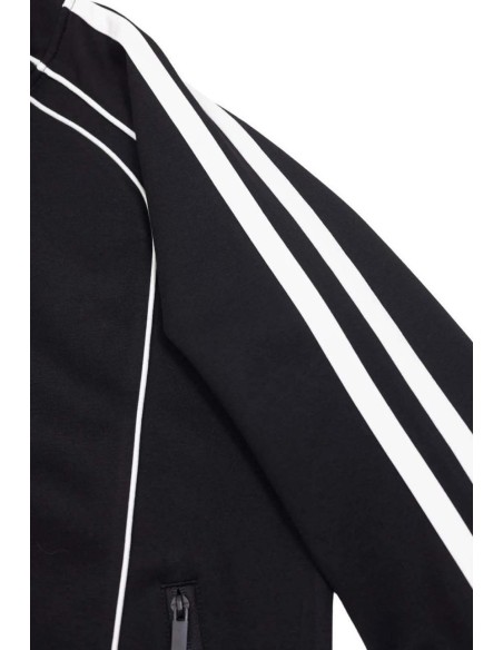 Ensemble Jogging Noir Bandes Blanches | Zerda