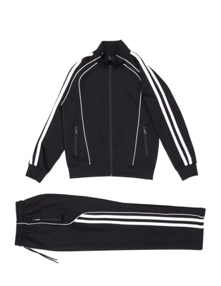 Ensemble Jogging Noir Bandes Blanches | Zerda