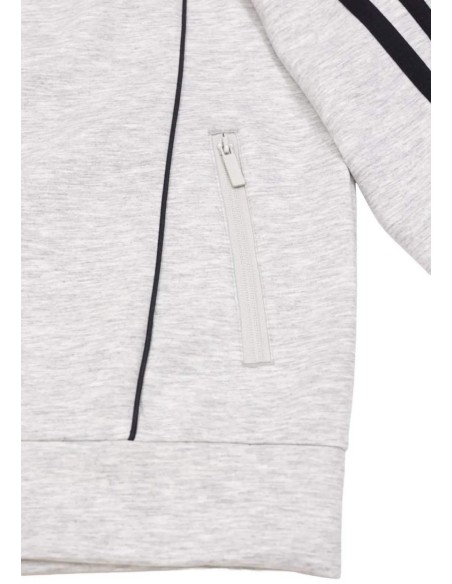 Ensemble Jogging Gris Bandes Noires | Zerda