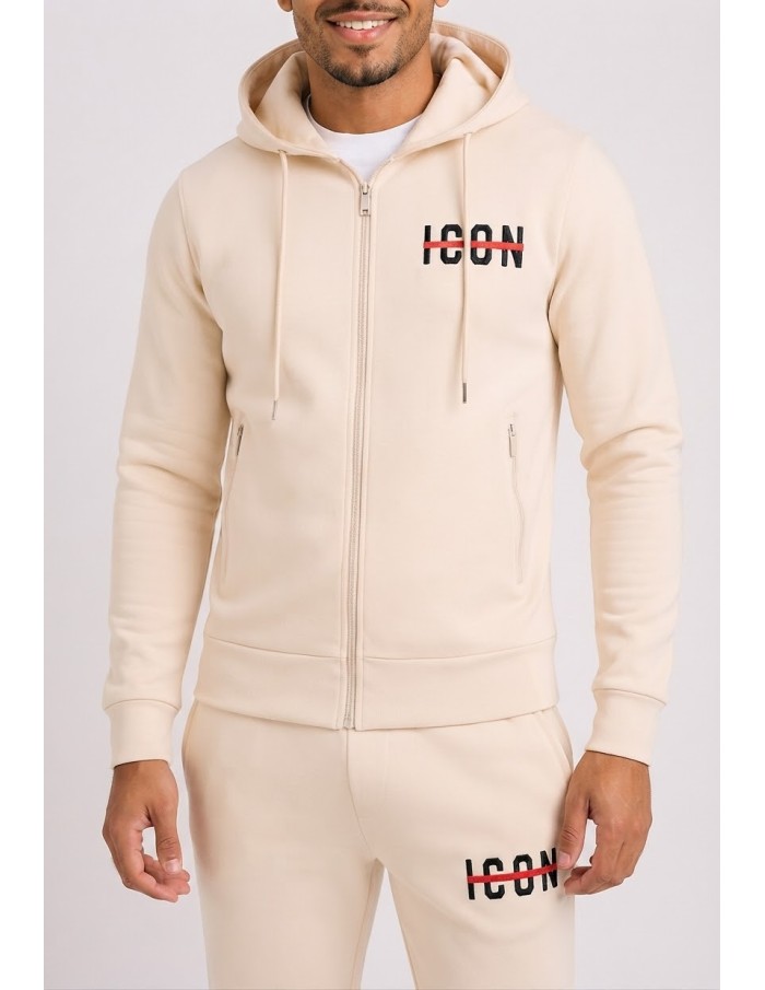 Ensemble Jogging Icon Beige Dos Ours | Zerda