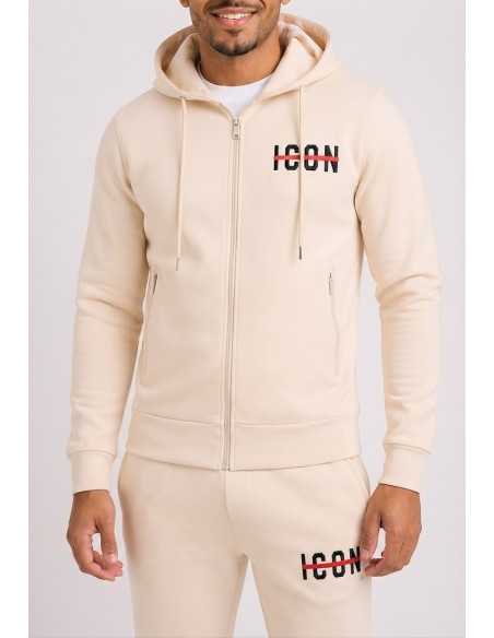 Ensemble Jogging Icon Beige Dos Ours | Zerda