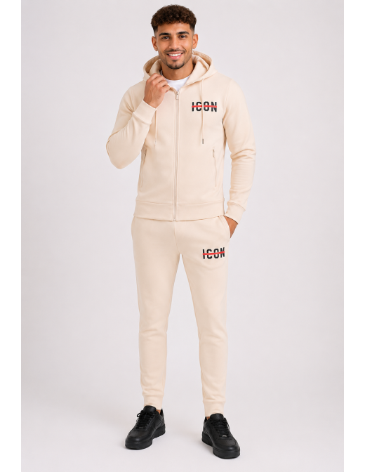 Ensemble Jogging Icon Beige Dos Ours | Zerda