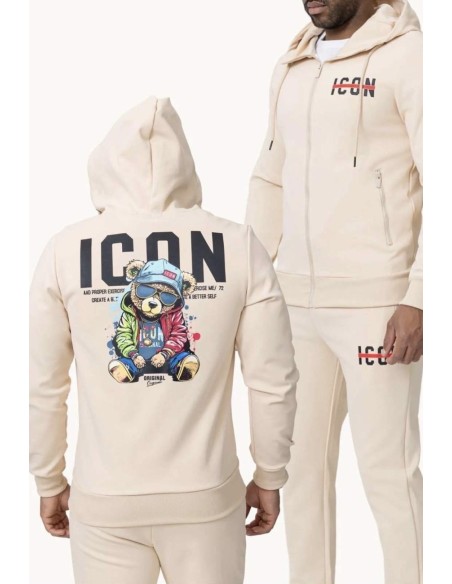 Ensemble Jogging Icon Beige Dos Ours | Zerda