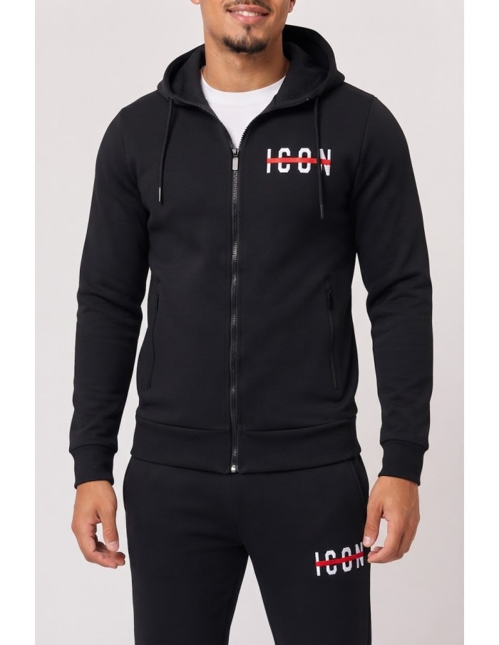 Ensemble Jogging Icon Noir Dos Ours | Zerda