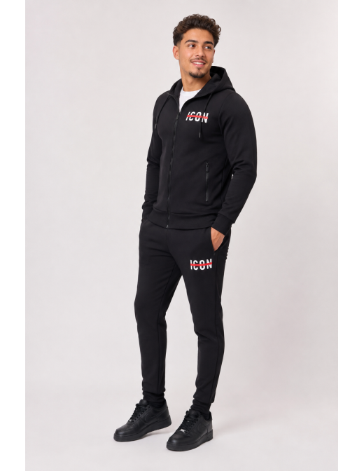 homme de face icon portant le jogging