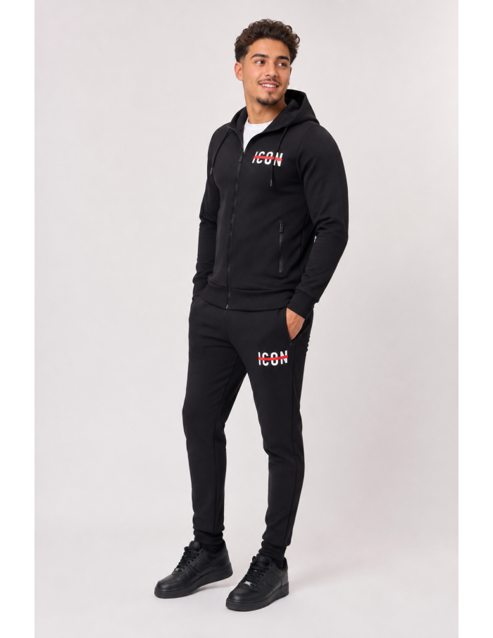 homme de face icon portant le jogging