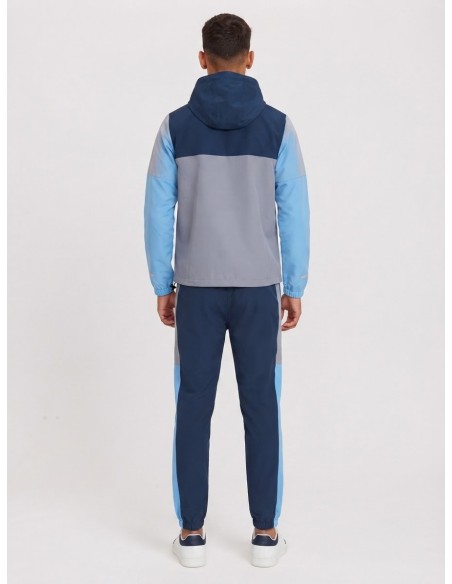 Ensemble Jogging Tech Bleu Marine Homme | Zerda