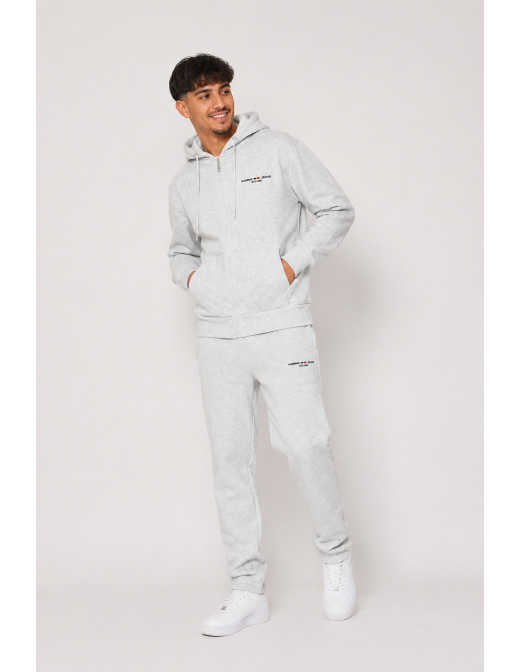 Sweat à Capuche Gris Homme Jeans | Zerda 2