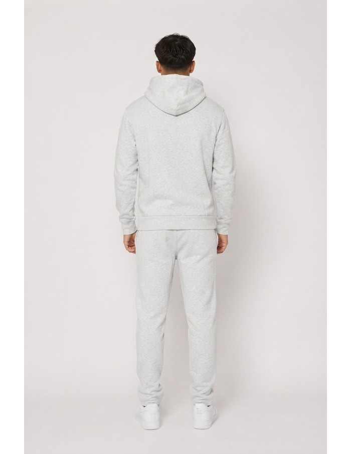 Sweat à Capuche Gris Homme Jeans | Zerda
