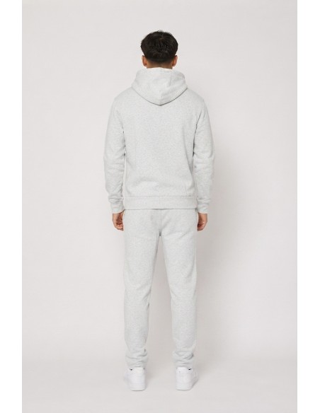 Sweat à Capuche Gris Homme Jeans | Zerda