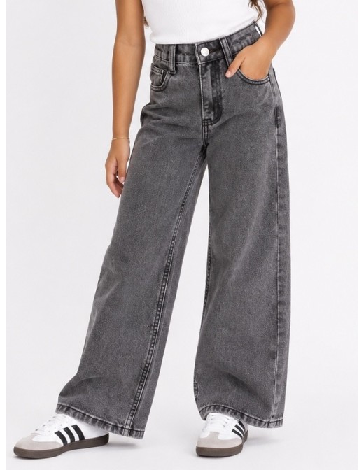 Jean Large Gris Fille | Zerda