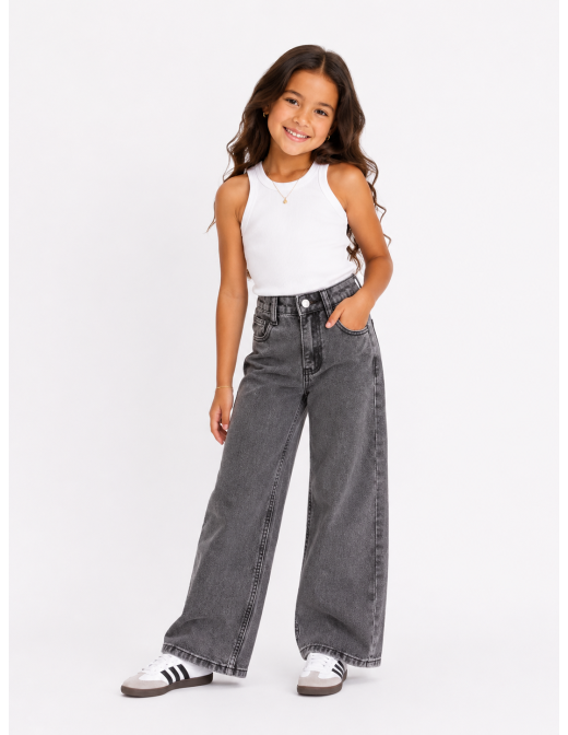 Jean Large Gris Fille | Zerda 2