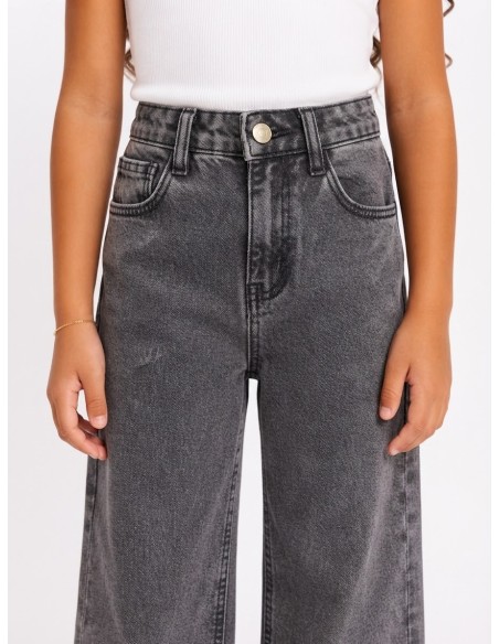 Jean Large Gris Fille | Zerda