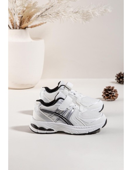 Sneakers Running Blanches Enfant | Zerda