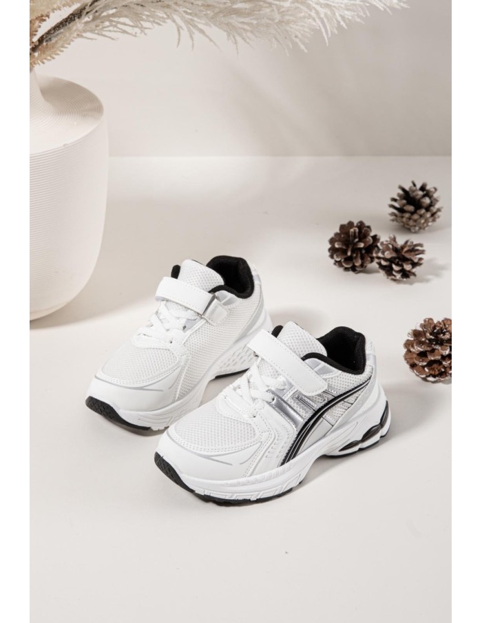 Sneakers Running Blanches Enfant | Zerda
