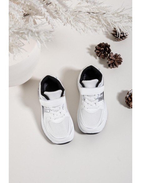 Sneakers Running Blanches Enfant | Zerda