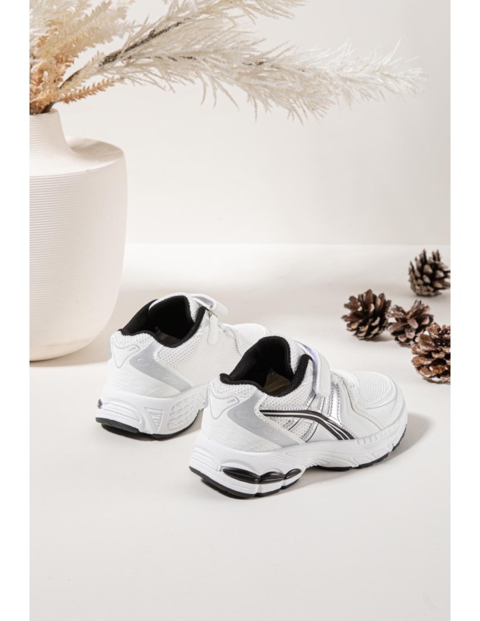 Sneakers Running Blanches Enfant | Zerda