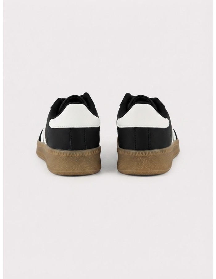 Sneakers Rétro Noires Enfant | Zerda