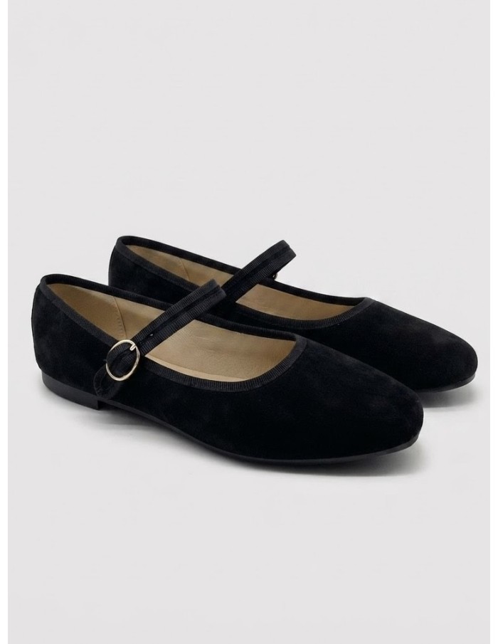 Ballerines Mary Jane Noires Femme | Zerda