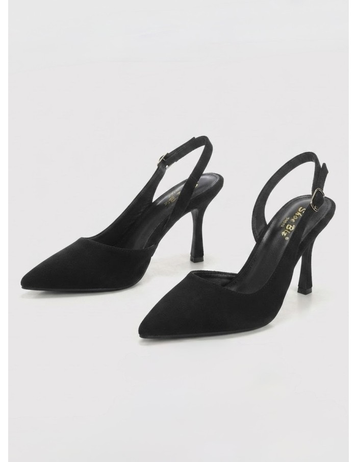 Escarpins Slingback Noir Femme | Zerda