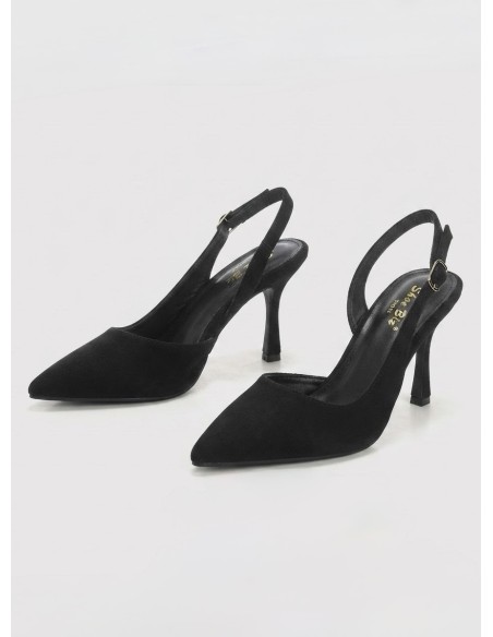 Escarpins Slingback Noir Femme | Zerda