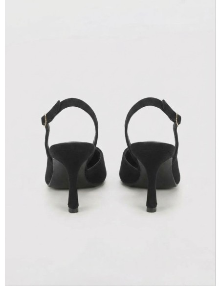 Escarpins Slingback Noir Femme | Zerda