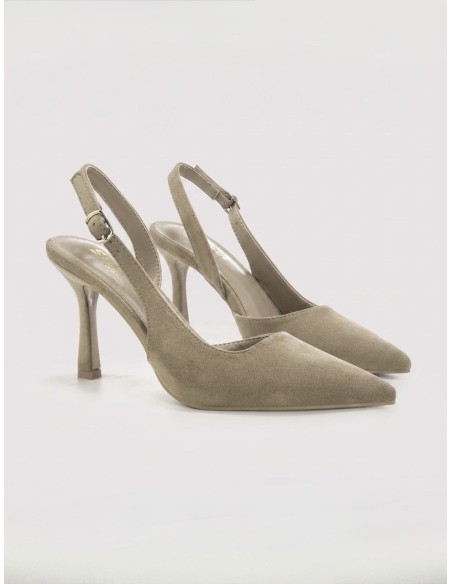 Escarpins Slingback Beige Femme | Zerda