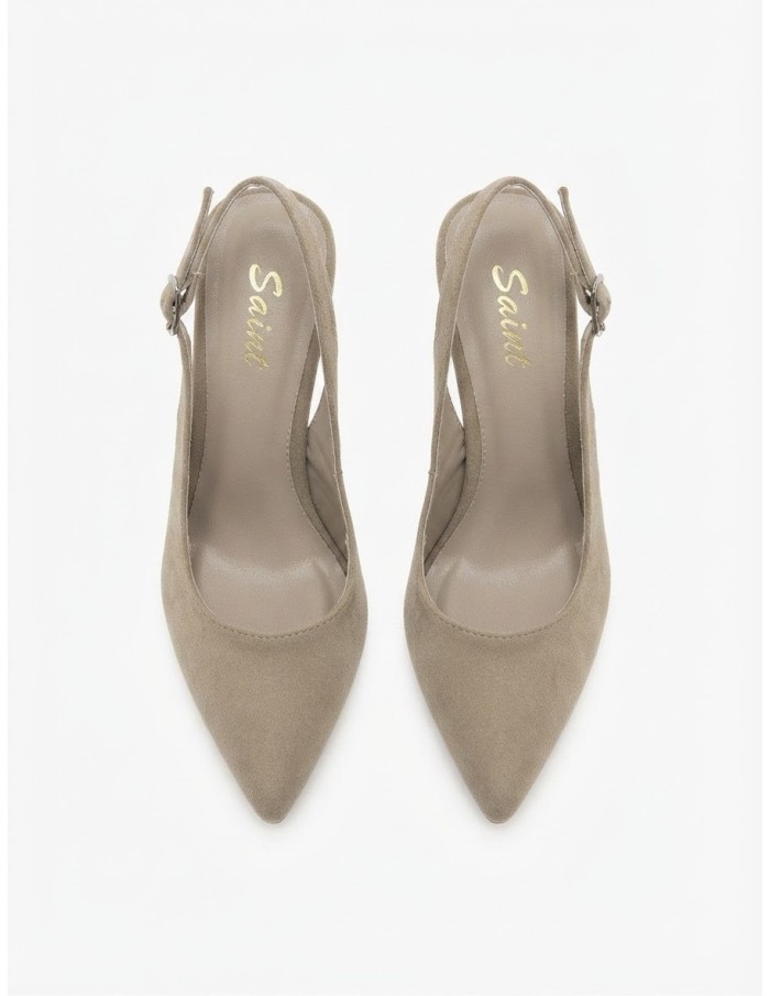 Escarpins Slingback Beige Femme | Zerda