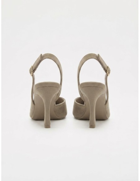 Escarpins Slingback Beige Femme | Zerda