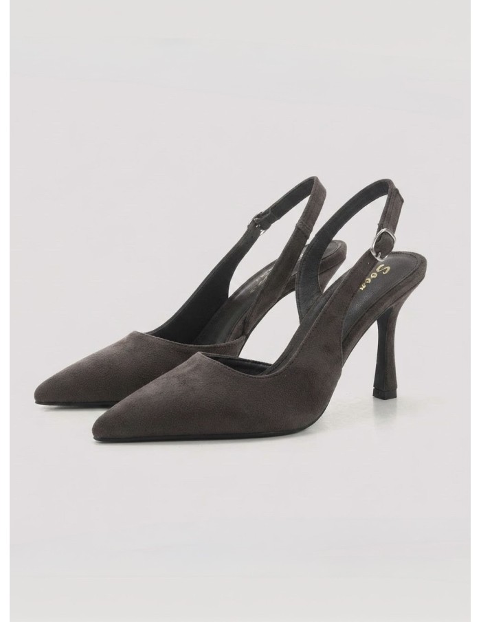 Escarpins Slingback Marron Foncé Femme | Zerda