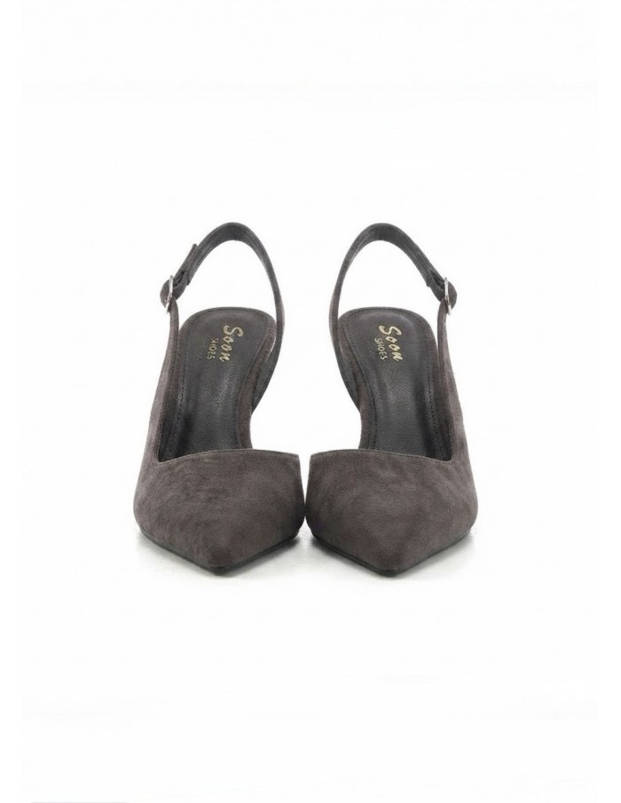 Escarpins Slingback Marron Foncé Femme | Zerda