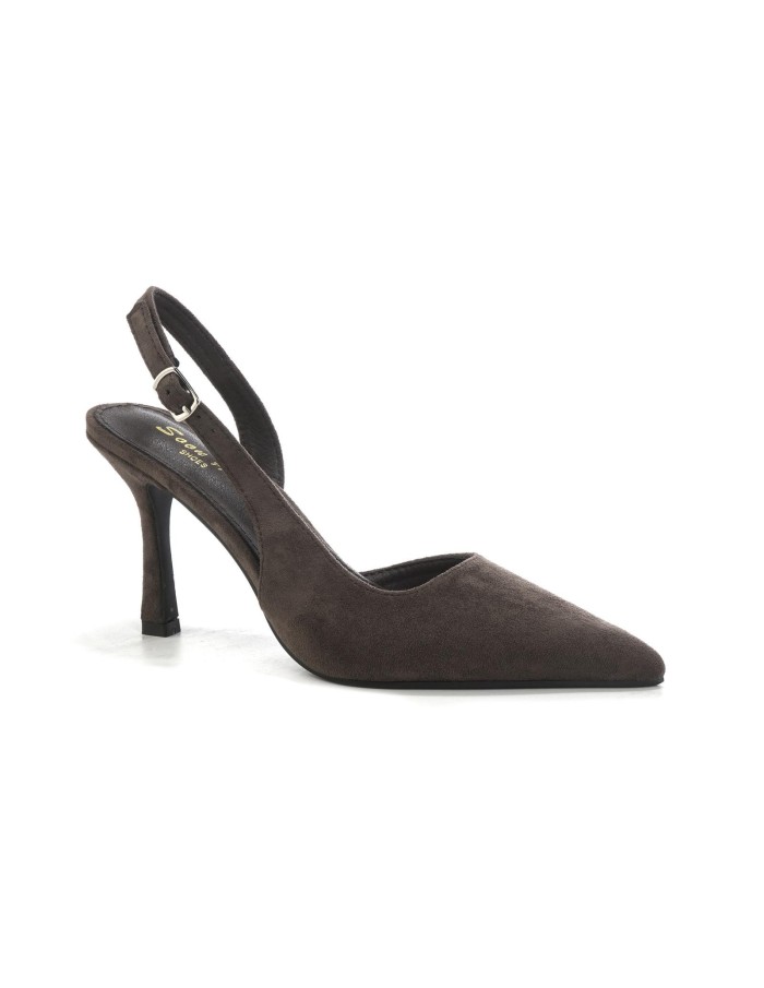 Escarpins Slingback Marron Foncé Femme | Zerda