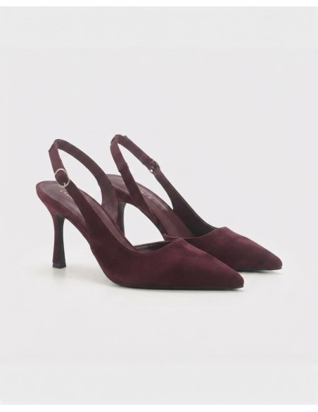 Escarpins Slingback Bordeaux Femme | Zerda