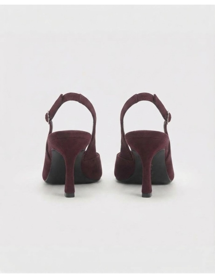 Escarpins Slingback Bordeaux Femme | Zerda