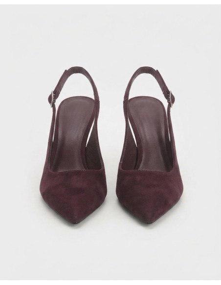 Escarpins Slingback Bordeaux Femme | Zerda