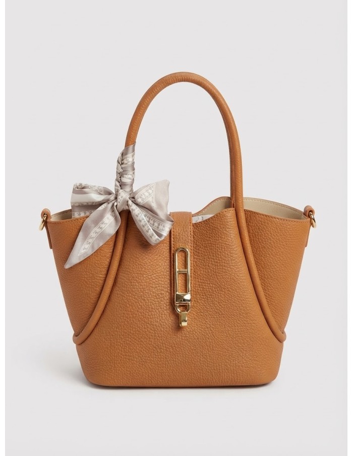 Grand Sac Seau Marron Clair Femme | Zerda