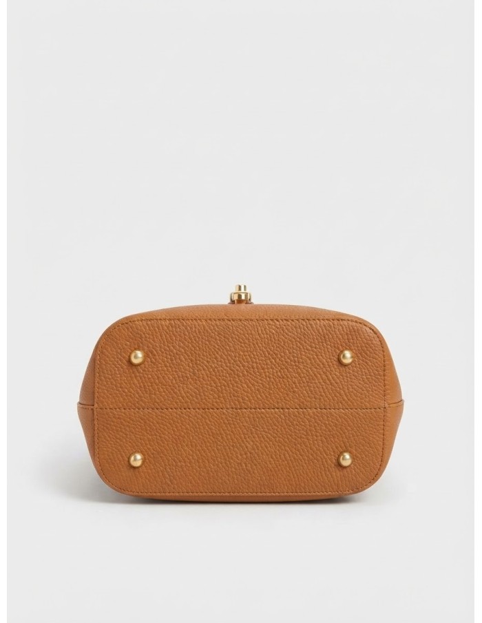 Grand Sac Seau Marron Clair Femme | Zerda