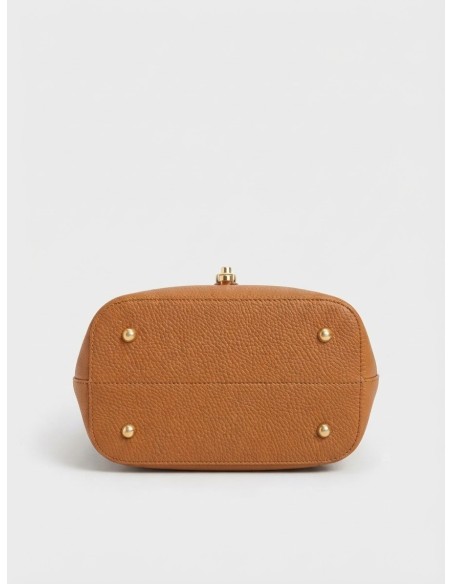 Grand Sac Seau Marron Clair Femme | Zerda