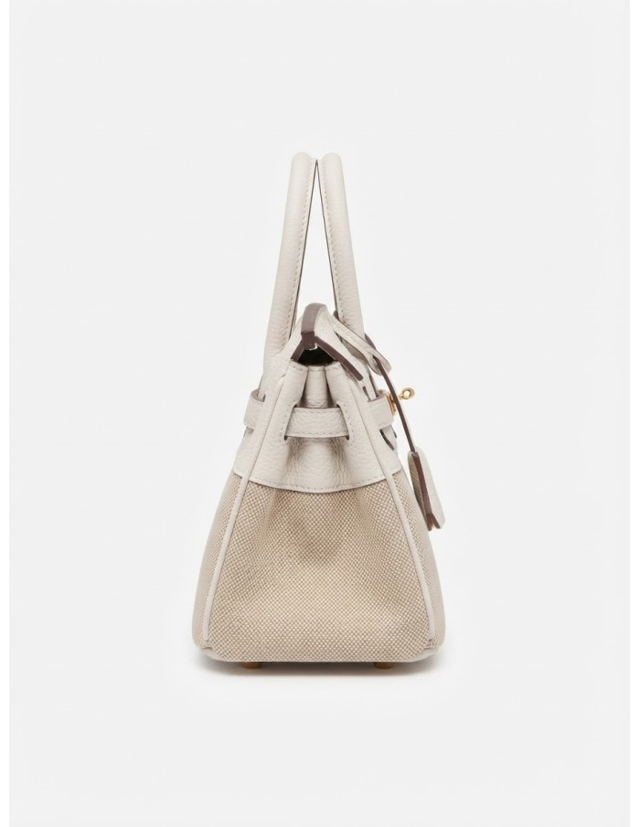 Sac Cadenas Blanc Bicolore Femme | Zerda
