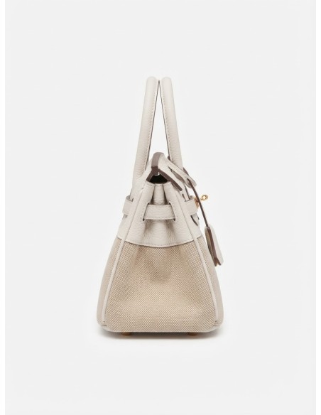 Sac Cadenas Blanc Bicolore Femme | Zerda