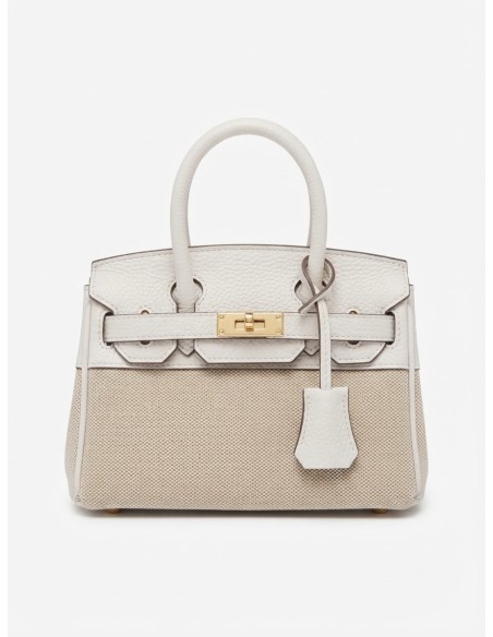 Sac Cadenas Blanc Bicolore Femme | Zerda
