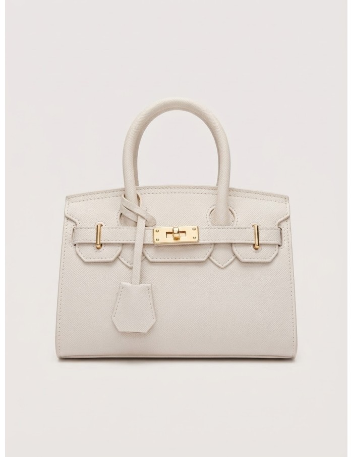 Mini Sac Cadenas Blanc Femme | Zerda