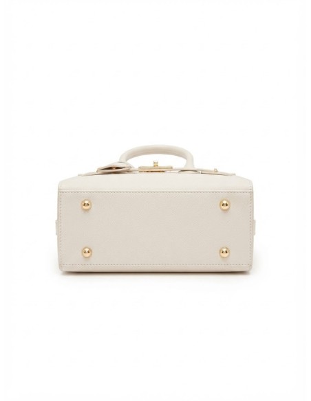 Mini Sac Cadenas Blanc Femme | Zerda