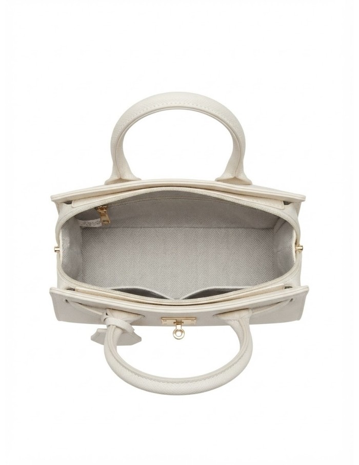 Mini Sac Cadenas Blanc Femme | Zerda