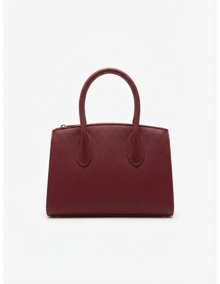 Mini Sac Cadenas Bordeaux Femme | Zerda