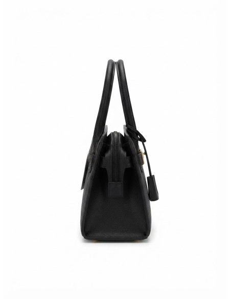 Mini Sac Cadenas Noir Femme | Zerda